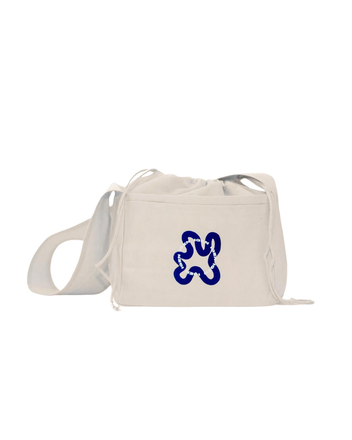 Mini crossbody shopper - blå